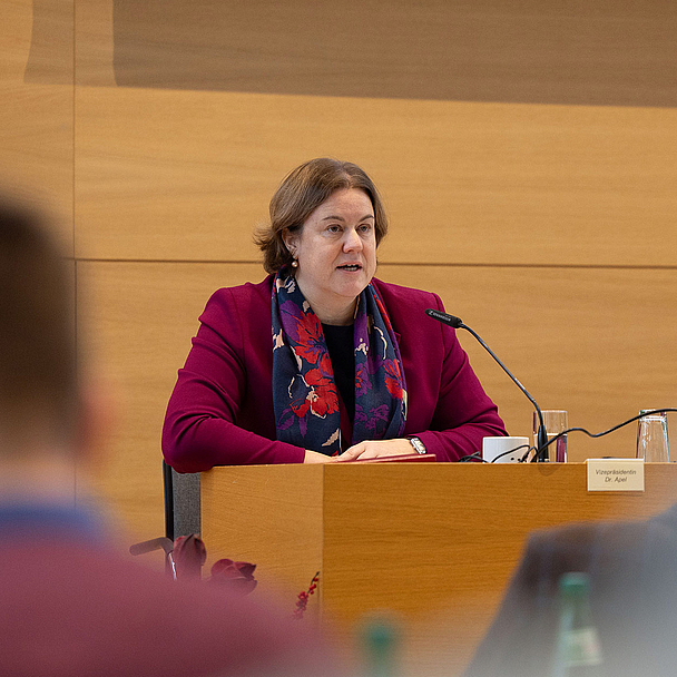 Finanzbericht vor der Synode: Vizepräsidentin Dr. Katharina Apel Finanzbericht vor der Synode: Vizepräsidentin Dr. Katharina Apel