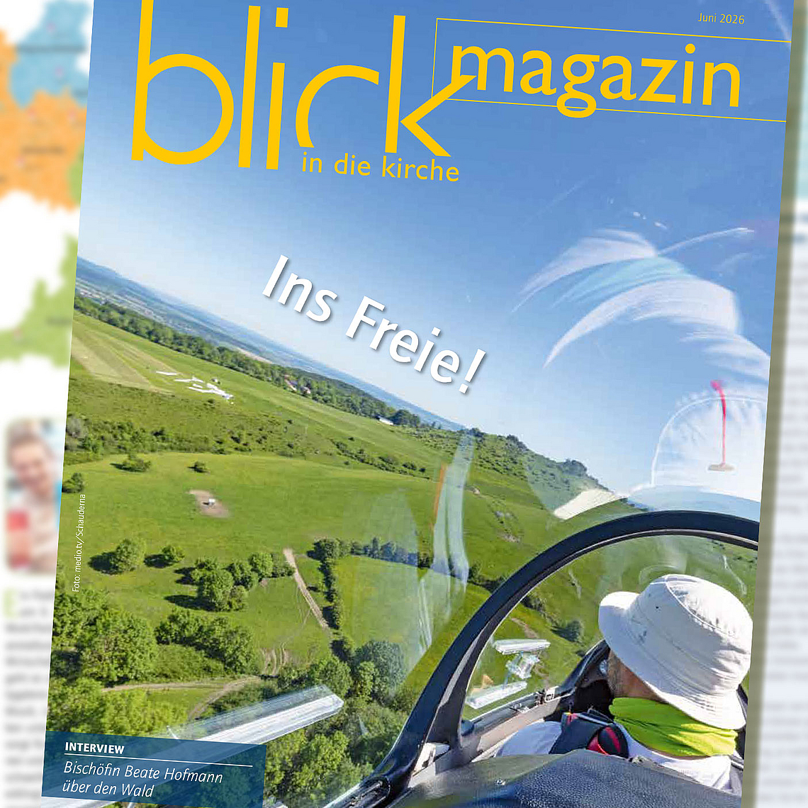 Das Titelblatt der Sommerausgabe des blick in die kirche-Magazins Das Titelblatt der Sommerausgabe des blick in die kirche-Magazins