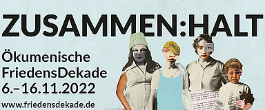 Plakat der ökumenischen Friedensdekade (Foto: Friedensdekade)