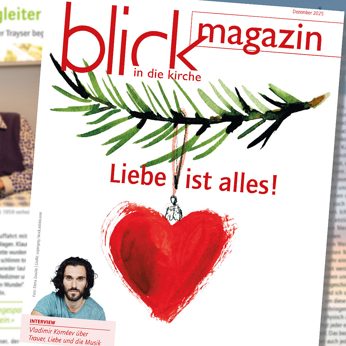 Das Titelblatt der Weihnachtsausgabe Das Titelblatt der Weihnachtsausgabe