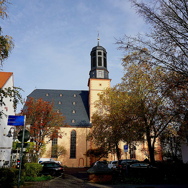 Zeigt sich wieder von ihrer besten Seite: Die Marienkirche am Goldschmiedehaus in der Hanauer Altstadt Zeigt sich wieder von ihrer besten Seite: Die Marienkirche am Goldschmiedehaus in der Hanauer Altstadt