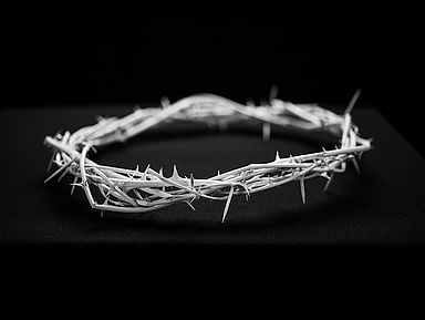 Das Foto zeigt eine Dornenkrone Das Foto zeigt eine Dornenkrone