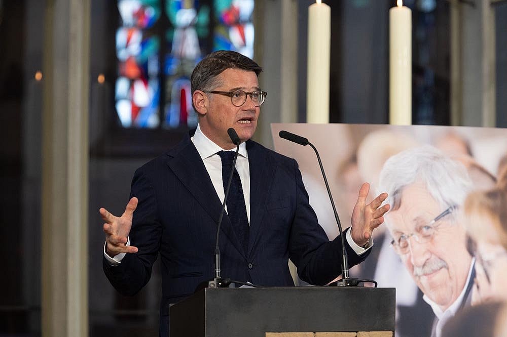 Boris Rhein (CDU), Hessischer Ministerpräsident - Gedenkfeier anlässlich des 5. Jahrestages der Ermordung des früheren Regierungspräsidenten Walter Lübcke in Kassel