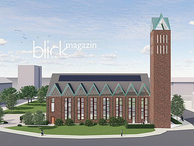 Blick in die Zukunft: So soll die Christuskirche nach der Umgestaltung aussehen, markant sind die hohen Fenster. Blick in die Zukunft: So soll die Christuskirche nach der Umgestaltung aussehen, markant sind die hohen Fenster.