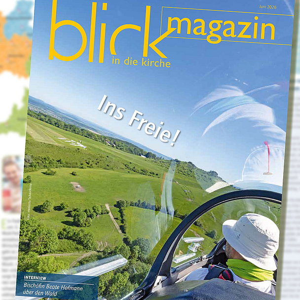 Das Titelblatt der Sommerausgabe des blick in die kirche-Magazins Das Titelblatt der Sommerausgabe des blick in die kirche-Magazins