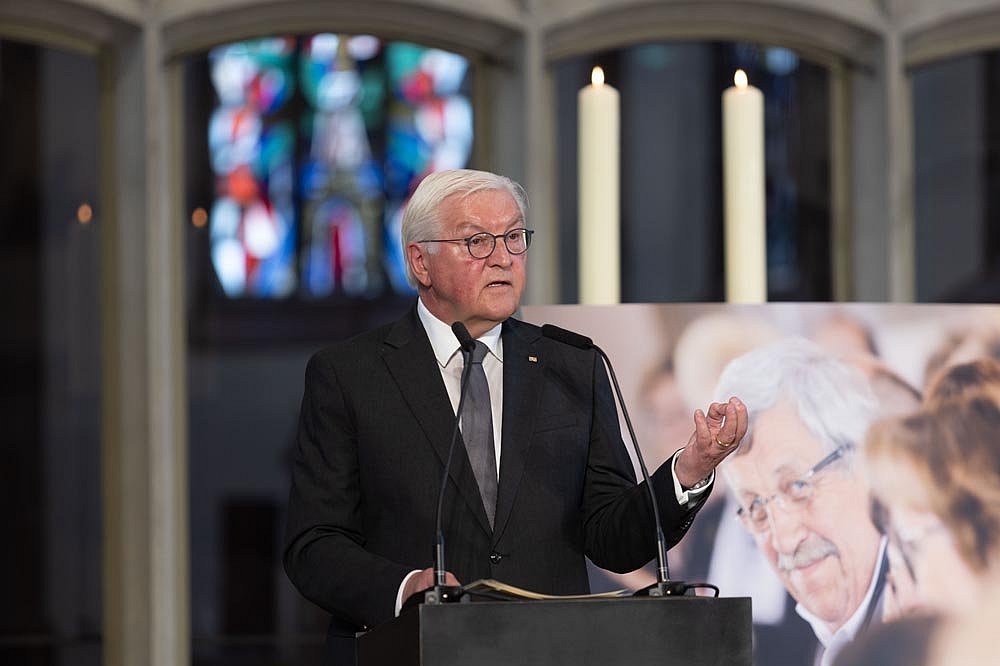 Bundespräsident Frank-Walter Steinmeier - Gedenkfeier anlässlich des 5. Jahrestages der Ermordung des früheren Regierungspräsidenten Walter Lübcke in Kassel