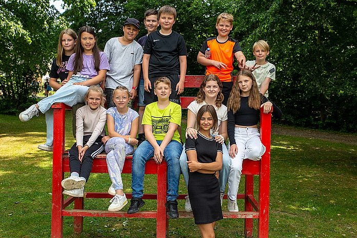 Schülerinnen und Schüler der 5. Klasse der Melanchthon-Schule. (Foto: medio.tv/Dellit)