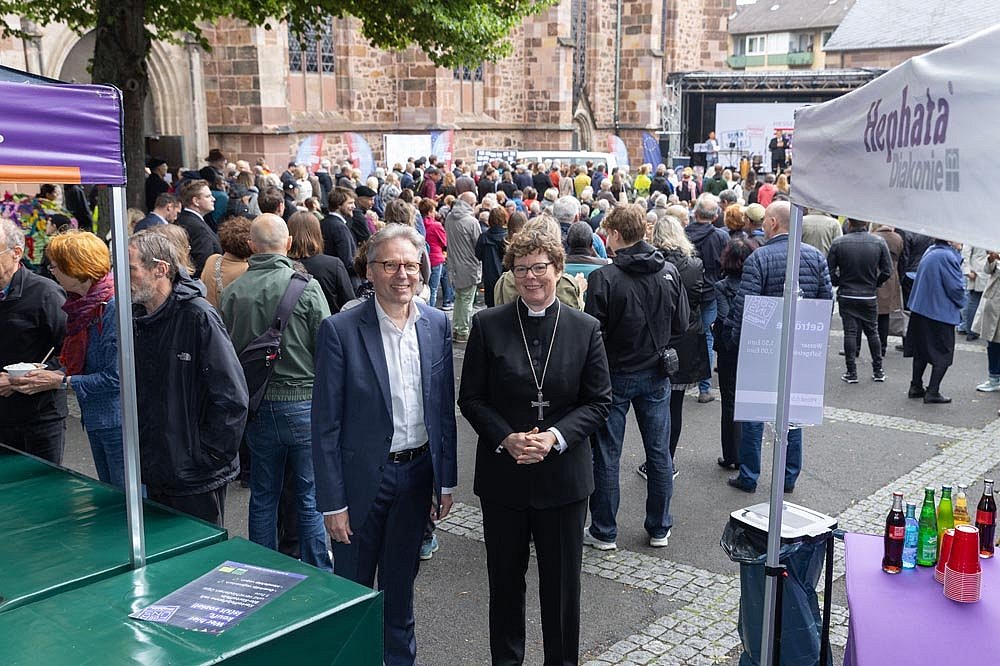 Demokratiefest im Anschluss an das Gedenken in der Martinskirche