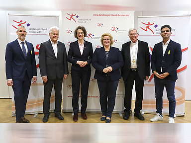 v.l.: Daniel Neumann, Ralf-Rainer Klatt, Christiane Tietz, Juliane Kuhlmann, Prof. Dr. Karlheinz Diez und Alon Meyer