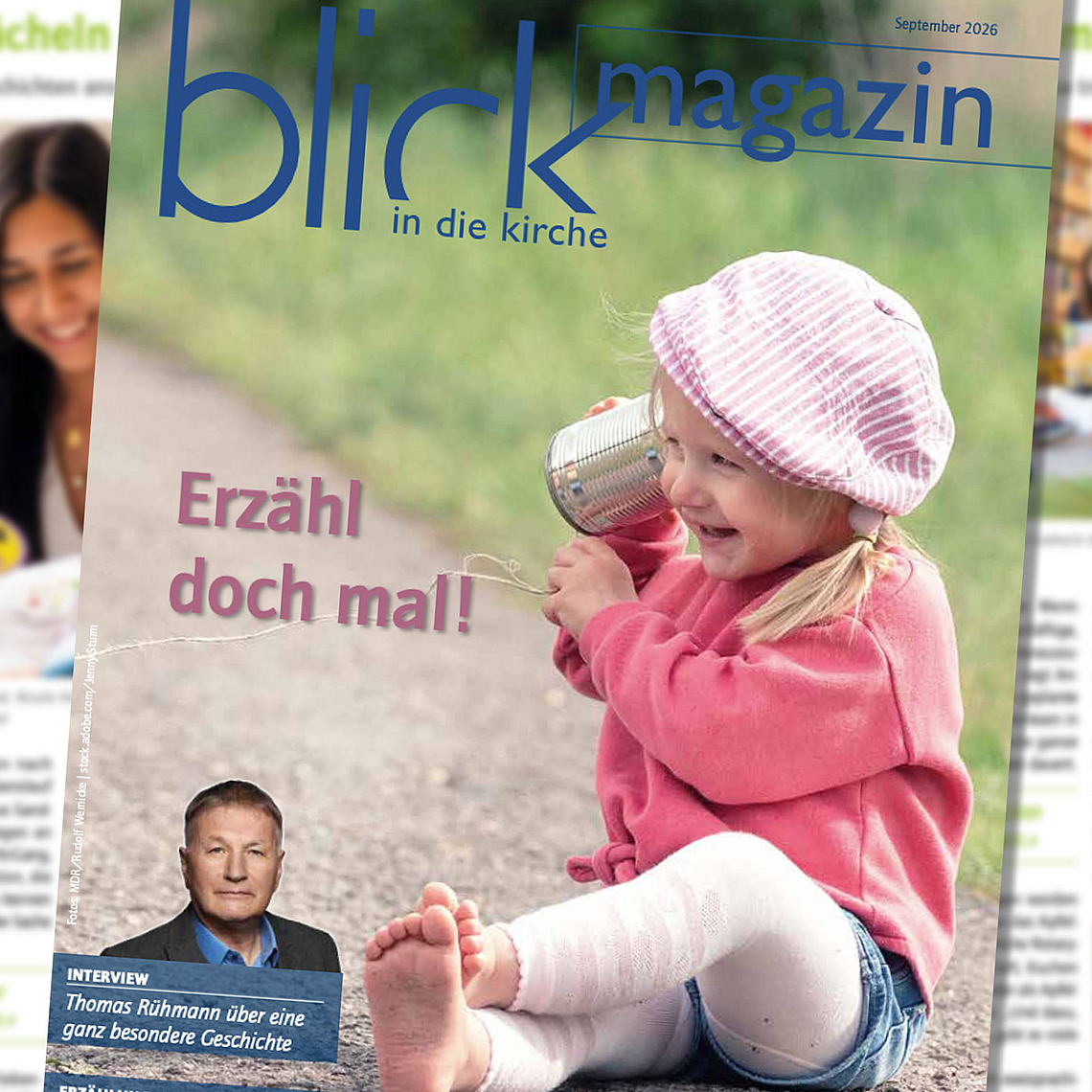 Titelblatt der September-Ausgabe des blick-Magazins Titelblatt der September-Ausgabe des blick-Magazins