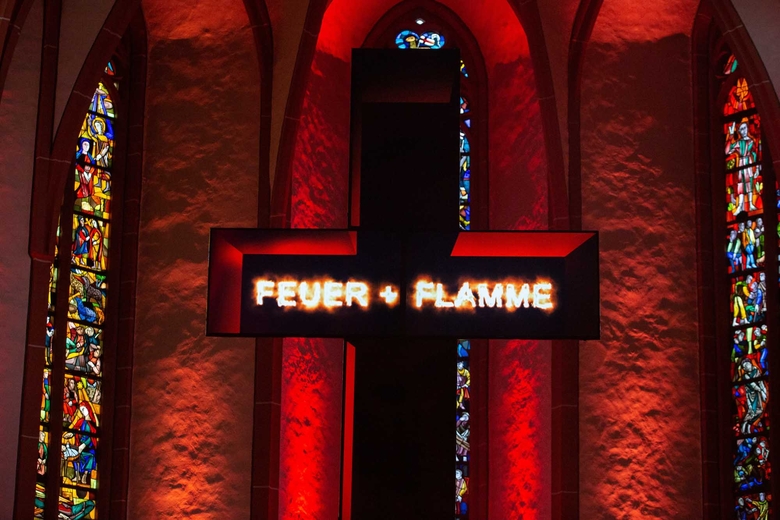 Kirchen auf dem Hessentag 2019 - Eröffnung Flammenkirche