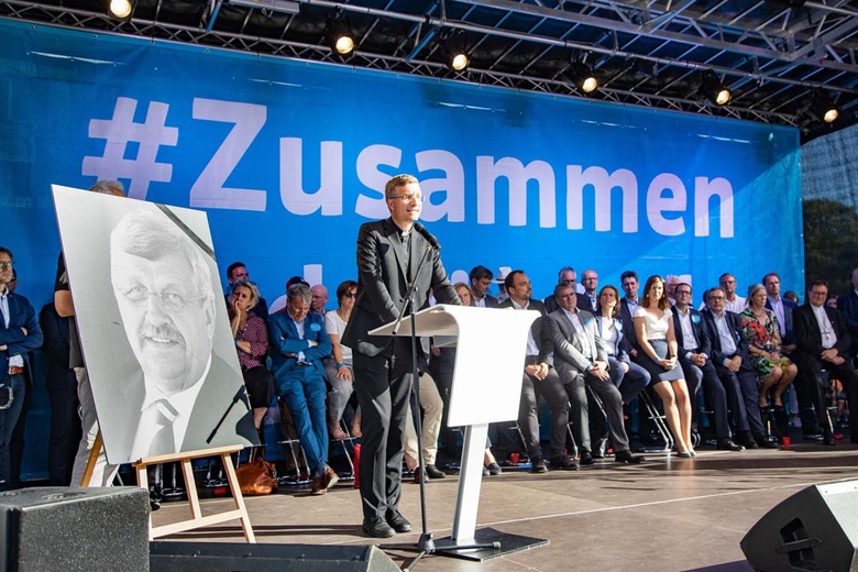 Kundgebung am 27.6.2019 in Kassel für Demokratie, Tolerenz und Weltoffenheit. (Foto: medio.tv/Schauderna)