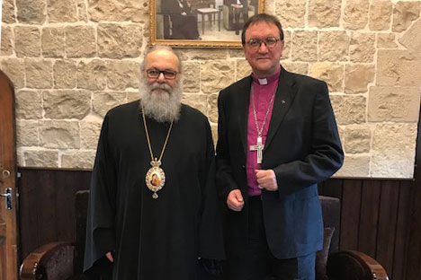 Patriarch Johannes X. und Bischof Hein (r.). (Foto: privat)