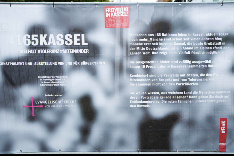 Kunstprojekt «#165 - Vielfalt fördern» - Ausstellungseröffnung Haus der Kirche Kassel