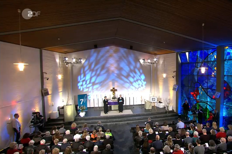 Eröffnungsgottesdienst der Fastenaktion 2020 in der Marburger Pauluskirche. (Foto: ZDF-Mediathek)