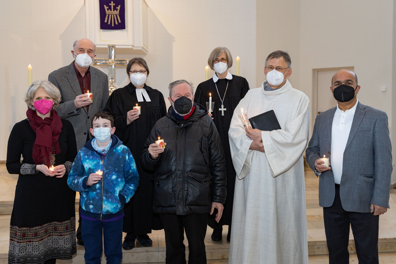 Friedensgebet Ukraine in der Karlskirche Kassel 4.3.2022