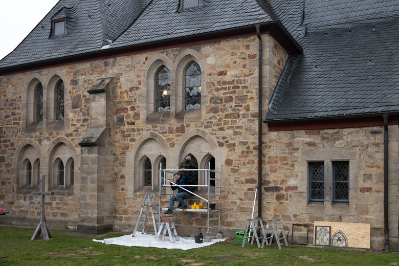 Restaurierung Glasfenster Ev. Kirche Wellerode