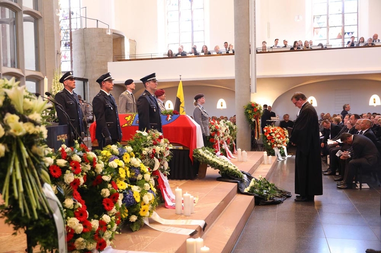 Trauerfeier für den verstorbenen Regierungspräsidenten Dr. Walter Lübcke am 13.6.2019 in der Martinskirche in Kassel. (Foto: Andreas Fischer)