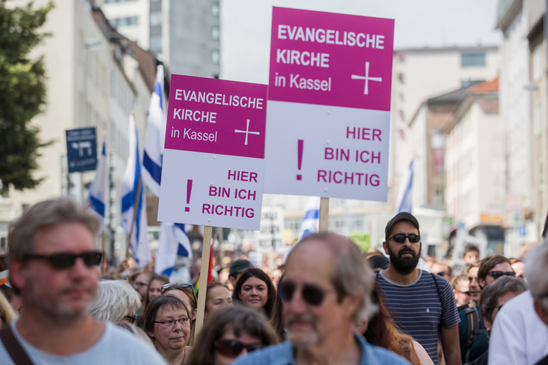 Kundgegbung und Demonstration "Kassel nimmt Platz! No Pasaran!"